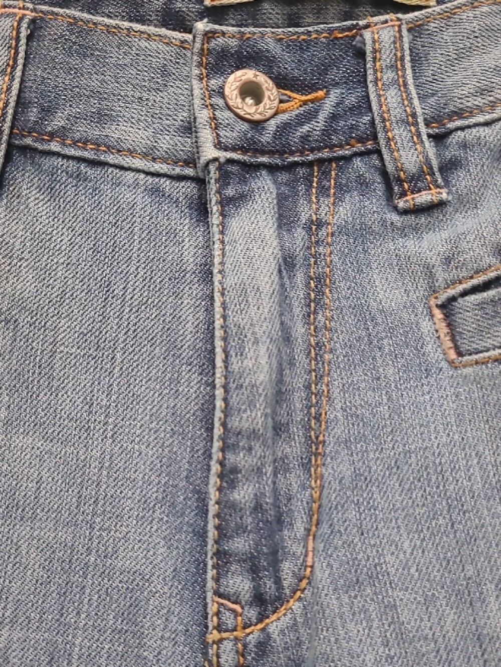 Old Navy Light Blue Capris Wide Leg Jeans---Waist 34 Mid-Rise - Picture 4 of 11